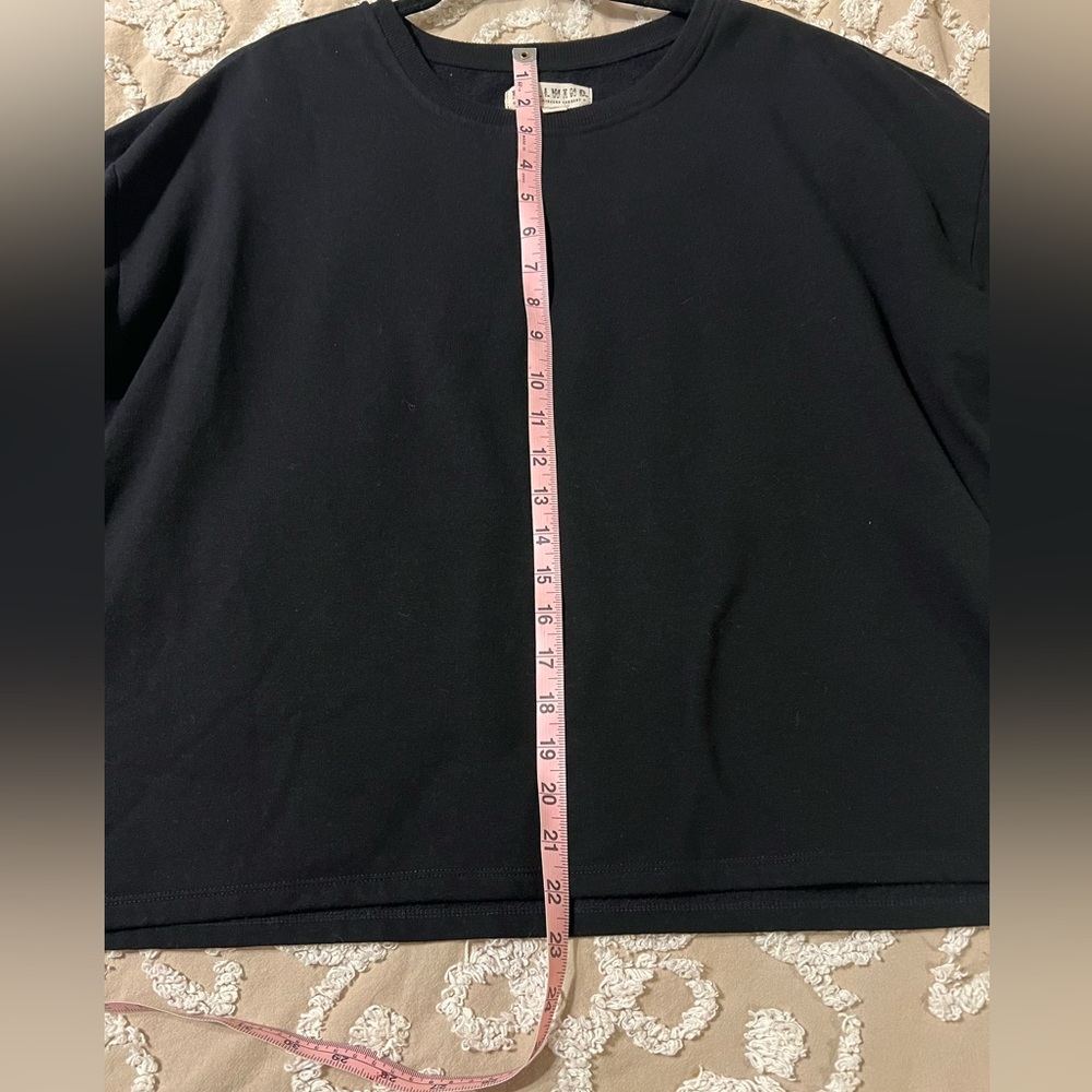 IDYLLWIND By Miranda Lambert Black Cropped Fringe Sweater Large - Picture 10 of 10